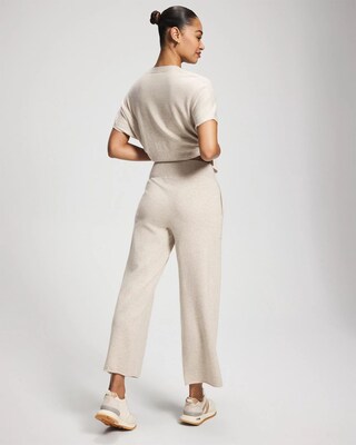 Premier Knit Wide Leg Crop Pants | Soma